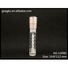 Plastique transparent & vide ronde Lip Gloss Tube AG-LH082, AGPM emballage cosmétique, couleurs/Logo personnalisé